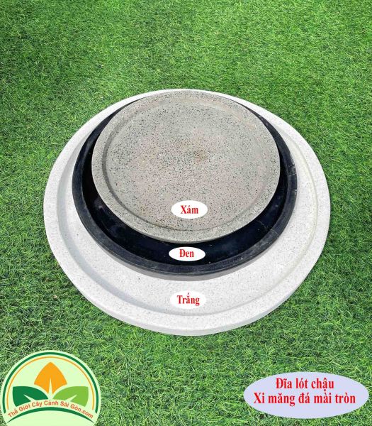 Đĩa lót chậu đá mài tròn